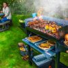 Trolley Grill & Bake Barbecue with Oven - with FREE cover.