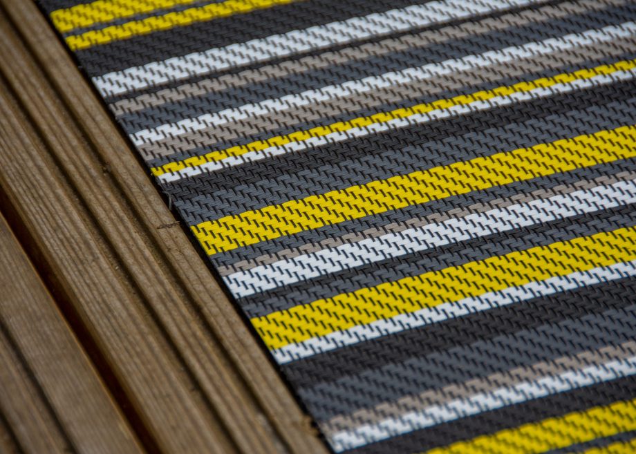 Outdoor Rug - Yellow-Stripe