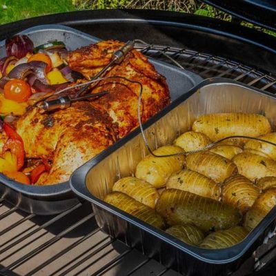 metal kamado cooking banner