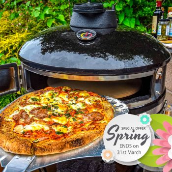 spring offers metal bbq kamado pizza